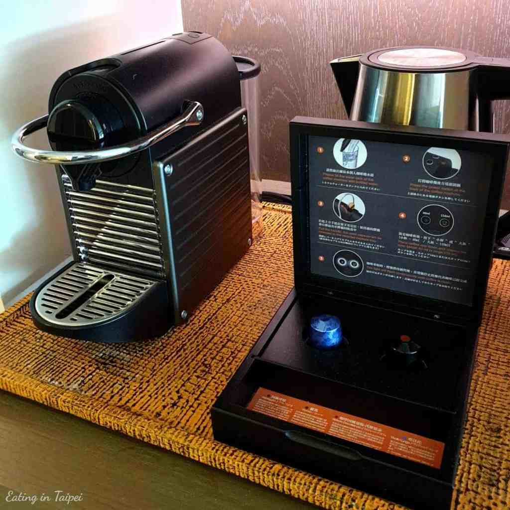 Silks Place Tainan coffee machine