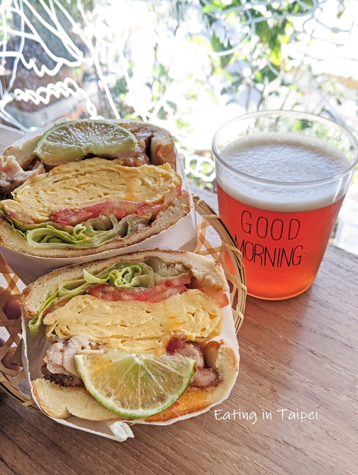 It's not all about shao bing and fried bread sticks in Taipei. The breakfast sandwich is also something to behold!